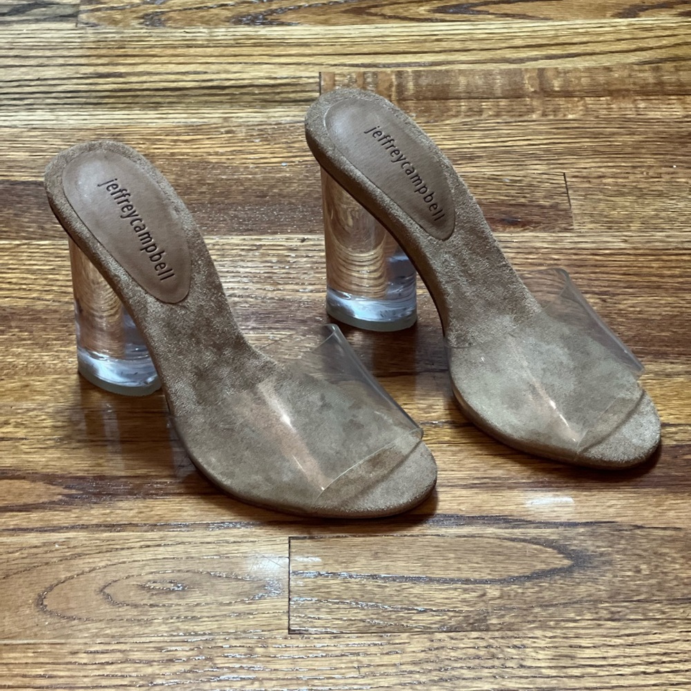 Jeffery Campbell Clear Acetate Heels 6 - Never Worn